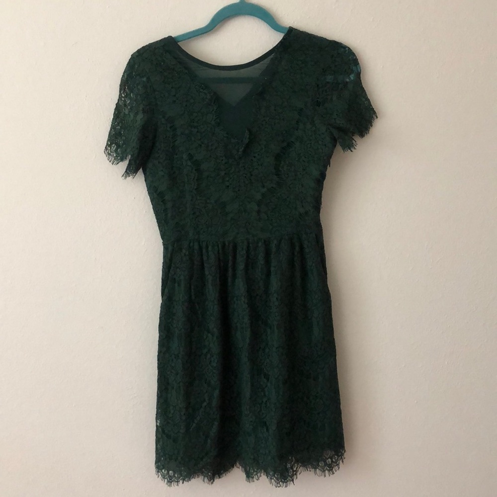 Dolce Vita Green Lace Dress